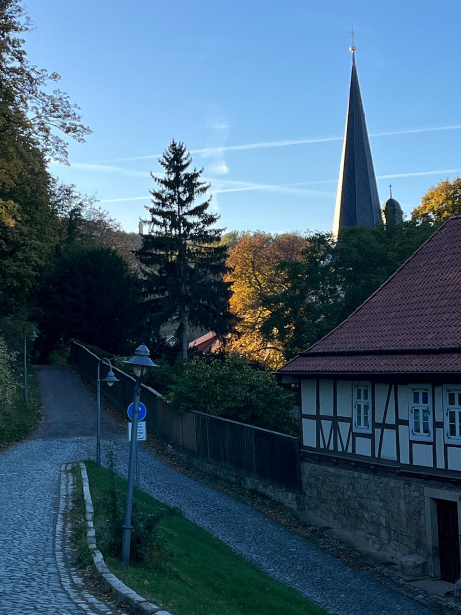Villa Kleinstes Haus von Blankenburg Urlaub in einem einzigartigen Baudenkmal Exterior foto